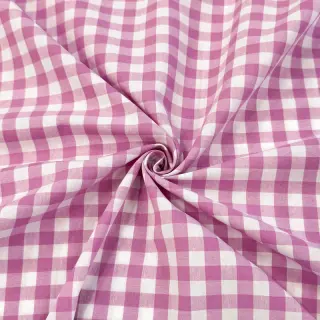 Pamutvászon Check pink