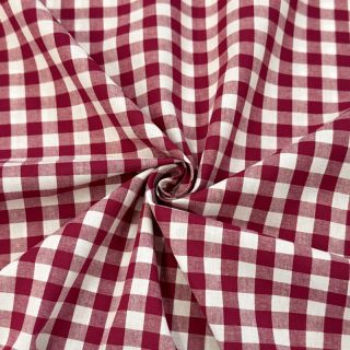 Pamutvászon Check berry