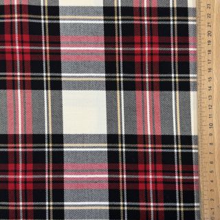 Tartan check black/red/yellow/white