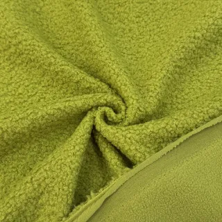 Fleece TEDDY DOUBLE SIDED old lime