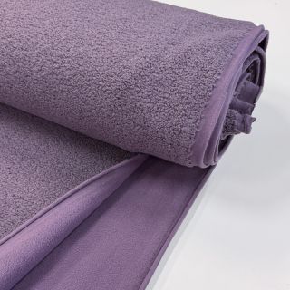 Fleece TEDDY DOUBLE SIDED mulberry