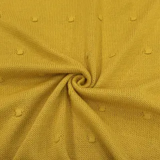 Pulóver anyag BIG KNIT DOT ochre