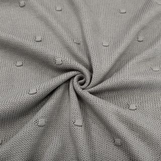 Pulóver anyag BIG KNIT DOT grey