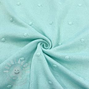 Pulóver anyag BIG KNIT DOT mint