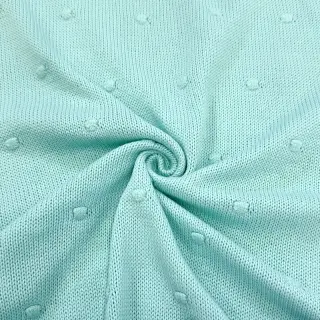 Pulóver anyag BIG KNIT DOT mint