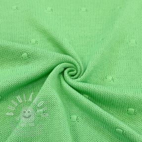 Pulóver anyag BIG KNIT DOT grass green