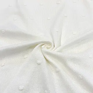Pulóver anyag BIG KNIT DOT off white