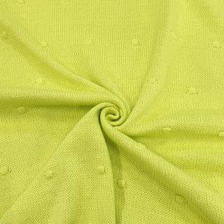 Pulóver anyag BIG KNIT DOT bright green