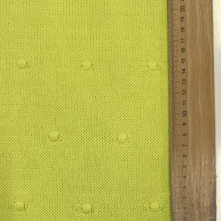Pulóver anyag BIG KNIT DOT bright green