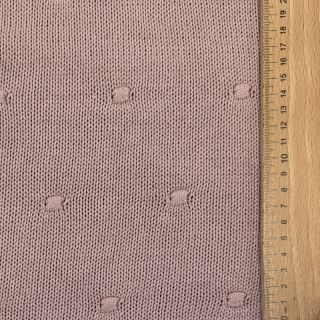 Pulóver anyag BIG KNIT DOT old pink