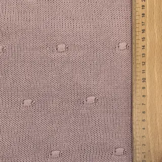 Pulóver anyag BIG KNIT DOT old pink