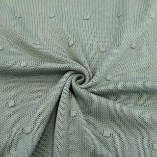 Pulóver anyag BIG KNIT DOT old green