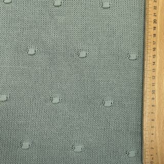 Pulóver anyag BIG KNIT DOT old green