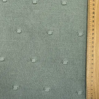 Pulóver anyag BIG KNIT DOT old green