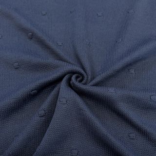 Pulóver anyag BIG KNIT DOT navy