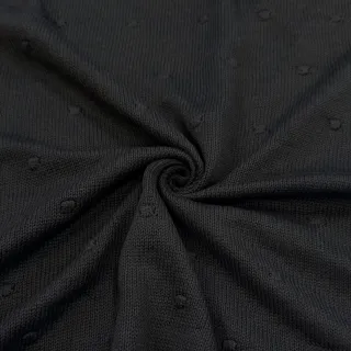 Pulóver anyag BIG KNIT DOT black