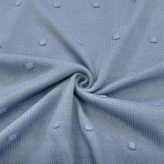 Pulóver anyag BIG KNIT DOT blue