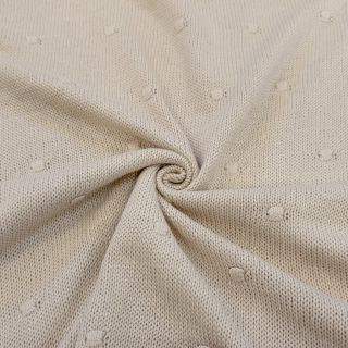 Pulóver anyag BIG KNIT DOT naturals