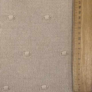 Pulóver anyag BIG KNIT DOT naturals