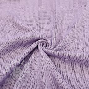 Pulóver anyag BIG KNIT DOT violet