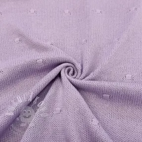 Pulóver anyag BIG KNIT DOT violet