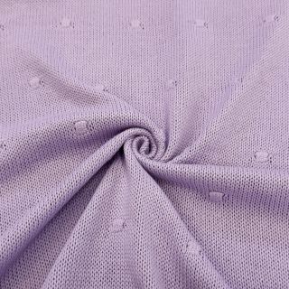 Pulóver anyag BIG KNIT DOT violet