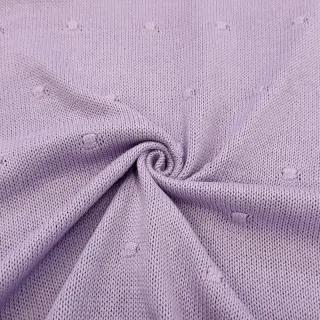 Pulóver anyag BIG KNIT DOT violet