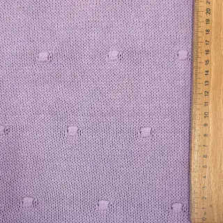 Pulóver anyag BIG KNIT DOT violet