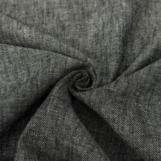 Lenvászon pamuttal Denim Twill black