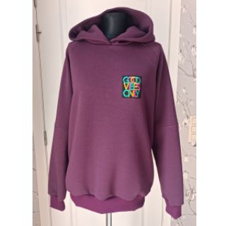 Szabadidő anyag fésült JOGGING dark purple