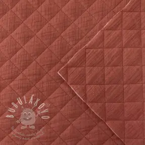 Dupla géz/muszlin QUILT rouge
