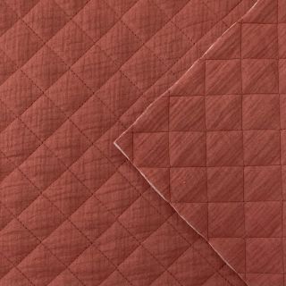 Dupla géz/muszlin QUILT rouge