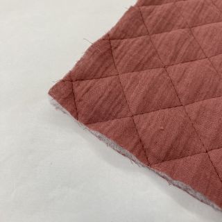 Dupla géz/muszlin QUILT rouge