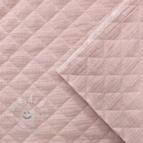 Dupla géz/muszlin QUILT soft rose