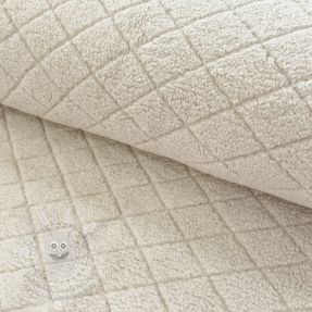 Kabát anyag TEDDY Diamond beige