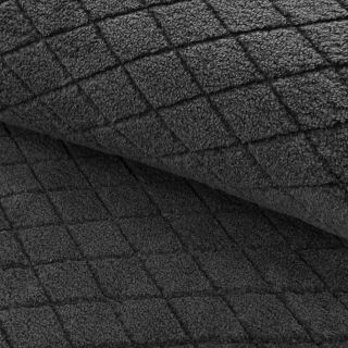 Kabát anyag TEDDY Diamond dark grey