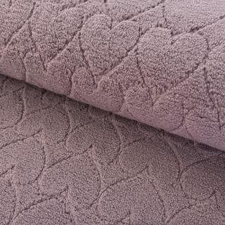 Kabát anyag TEDDY Hearts in hearts mauve