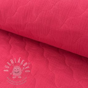 Dupla géz/muszlin QUILT NOE magenta