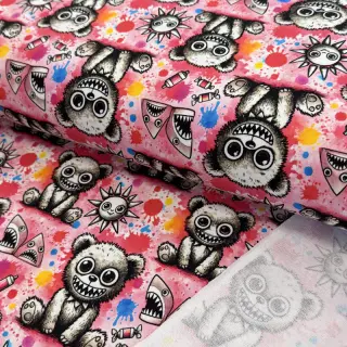 Szabadidő anyag Big eyes design C digital print