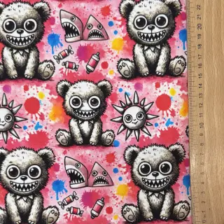Szabadidő anyag Big eyes design C digital print