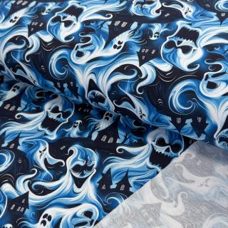 Szabadidő anyag Spooky design C digital print