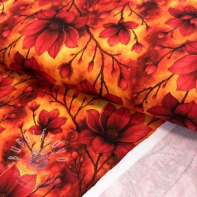 Szabadidő anyag Flower galaxy design A digital print