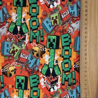 Szabadidő anyag fésült JOGGING Game over design F digital print