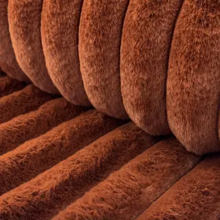 Műszőrme Barracuda terracotta