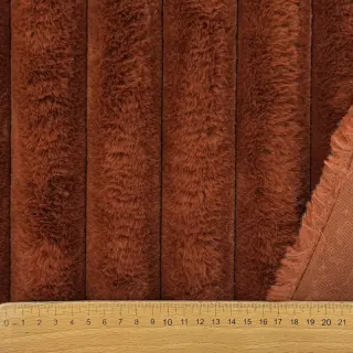 Műszőrme Barracuda terracotta