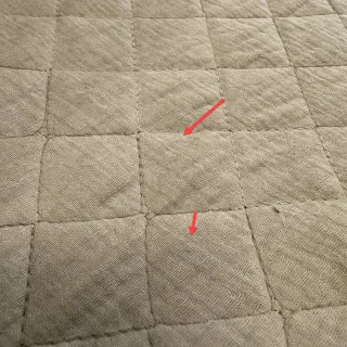 Dupla géz/muszlin QUILT beige II.osztály