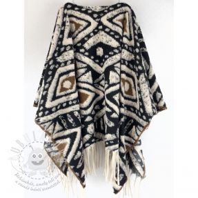 Poncho PRATO boiled wool design E