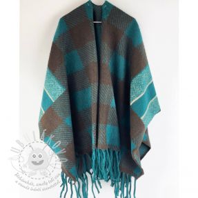 Poncho PRATO boiled wool design A