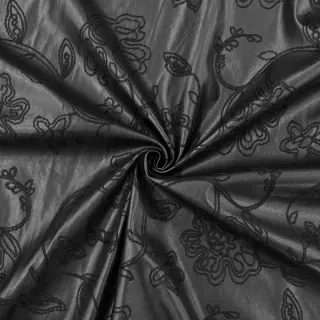 Ruházati műbőr Flowers design A