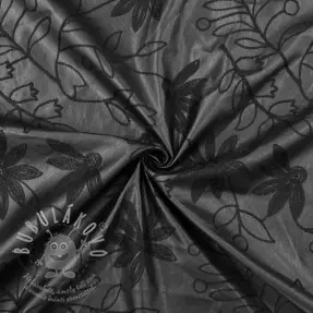 Ruházati műbőr Flowers design C